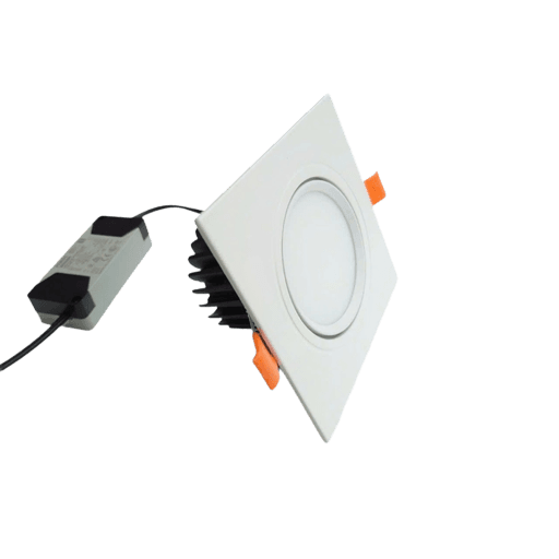 Đèn LED Downlight Âm Trần HKD · recessed downlight · 2x16W–2x8W · 6 mức CCT — góc chéo 3/4