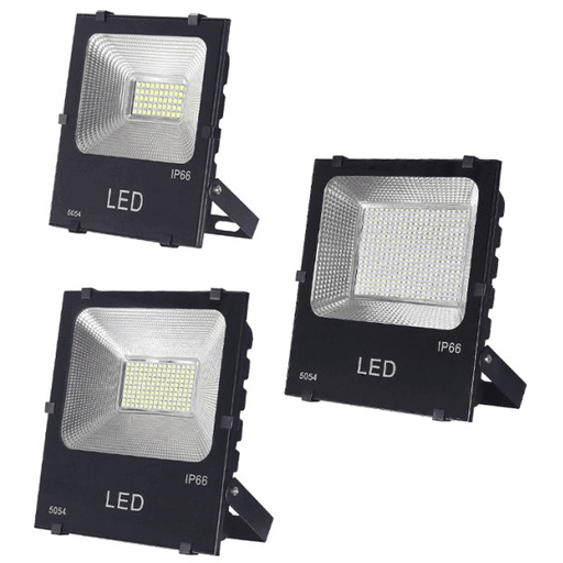 Đèn LED Pha SMD HKD · floodlight · 30W–100W · 3 mức CCT — góc chéo 3/4