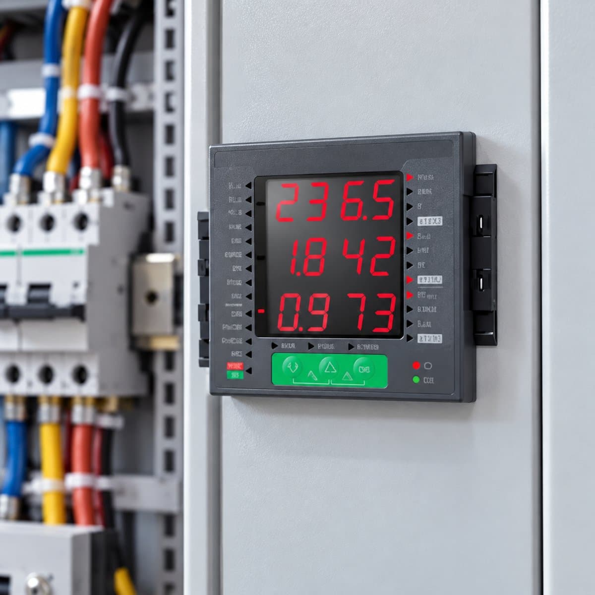 Đồng hồ đo điện Easy Choice PM2000, DM6000H Schneider đã lắp đặt trong nhà