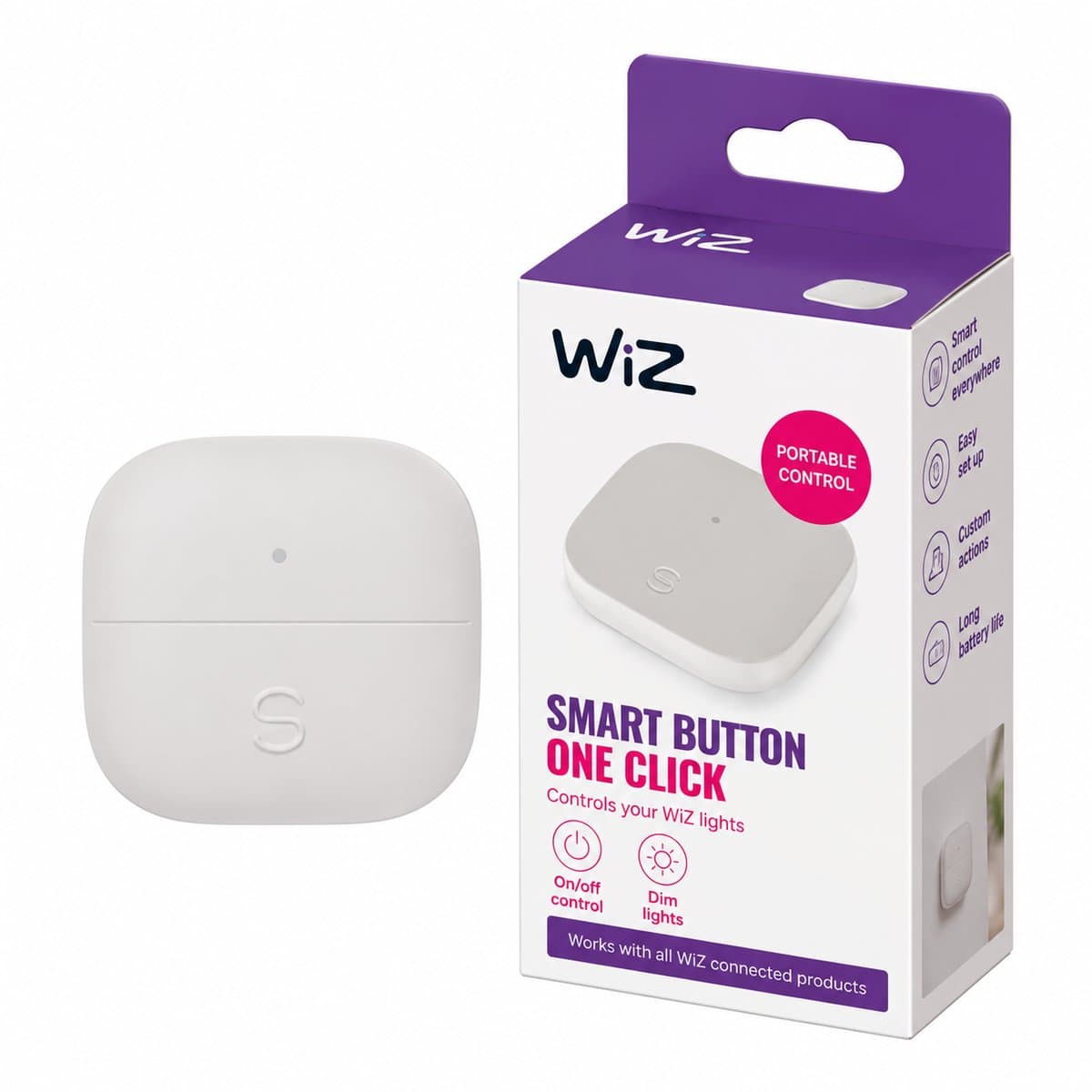 Nút bấm thông minh WiZ Portable Button