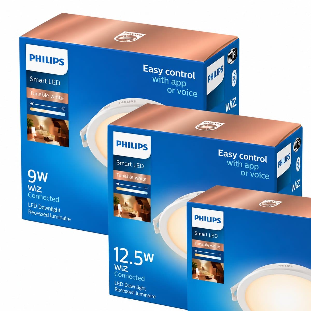 Đèn âm trần thông minh WiZ Tunable White