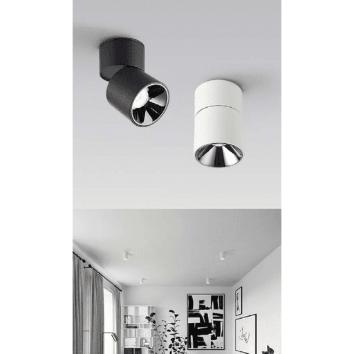 Đèn LED Downlight Gắn Nổi HKD · recessed downlight · 6W–20W · 6 mức CCT — góc chéo 3/4