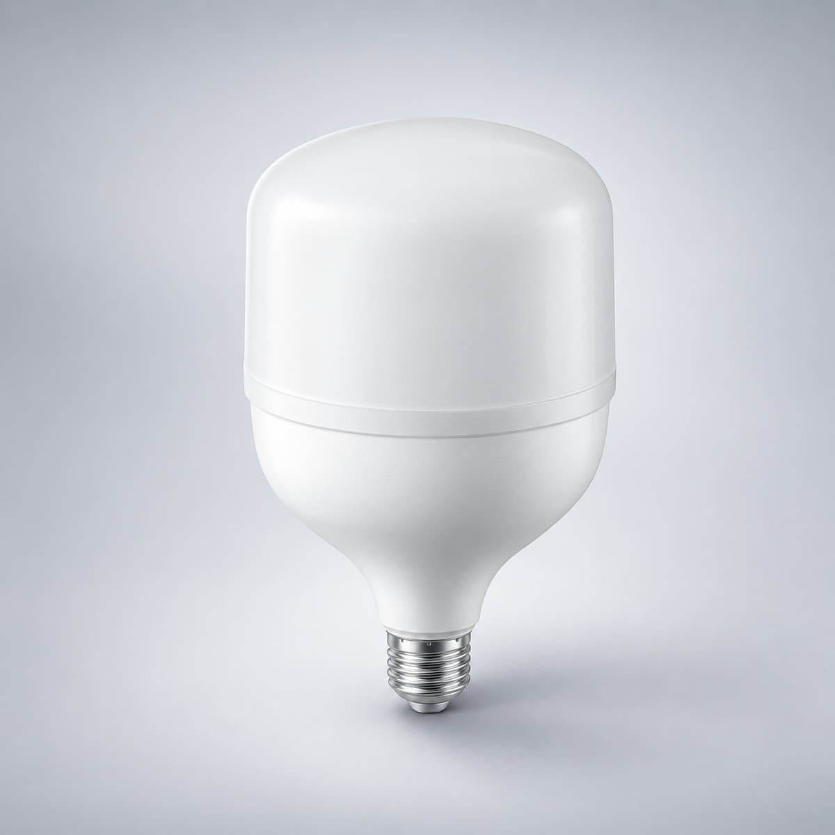 Bóng LED trụ EcoLink chụp góc nghiêng 3/4, thấy rõ thân và cạnh bên