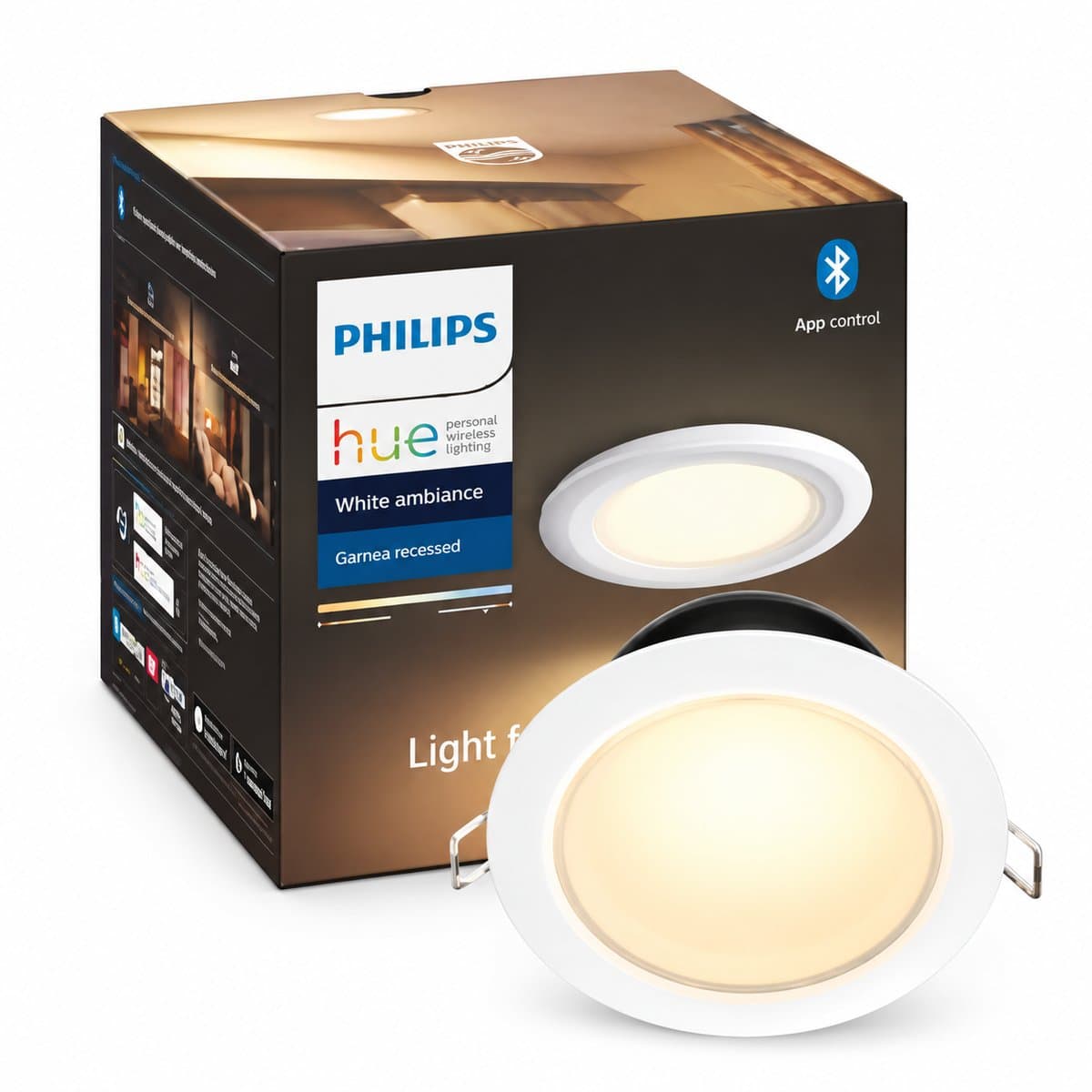Đèn âm trần thông minh Hue Garnea White Ambiance Philips