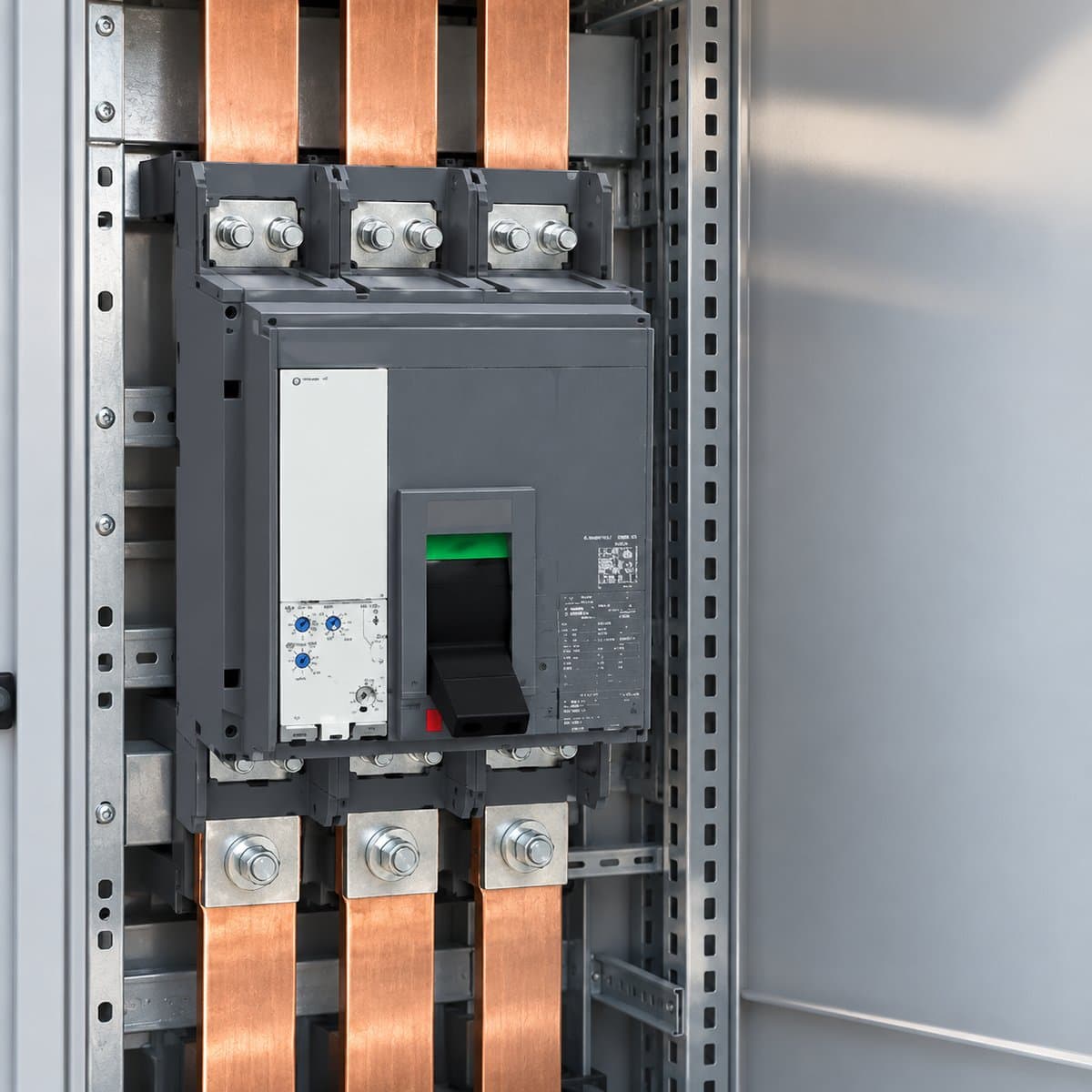 MCCB EasyPact CVS 800-1600A Schneider đã lắp đặt trong nhà