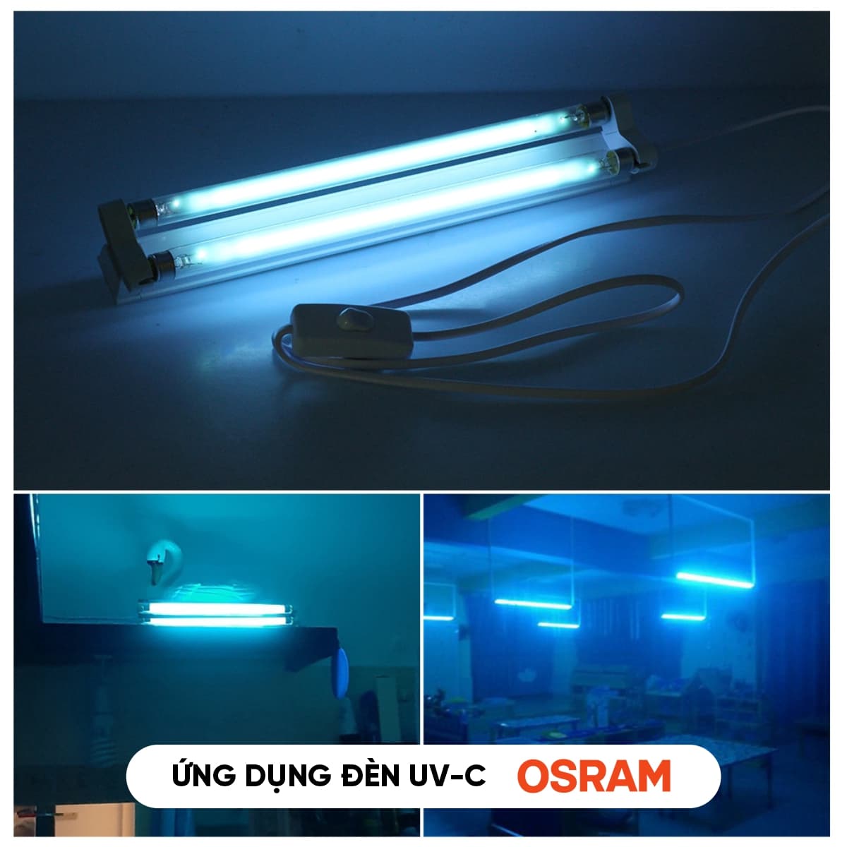 Bóng Đèn UV-C Diệt Khuẩn OSRAM HNS 30W G13 Chính Hãng · đèn chuyên dụng — ảnh trong bối cảnh sử dụng