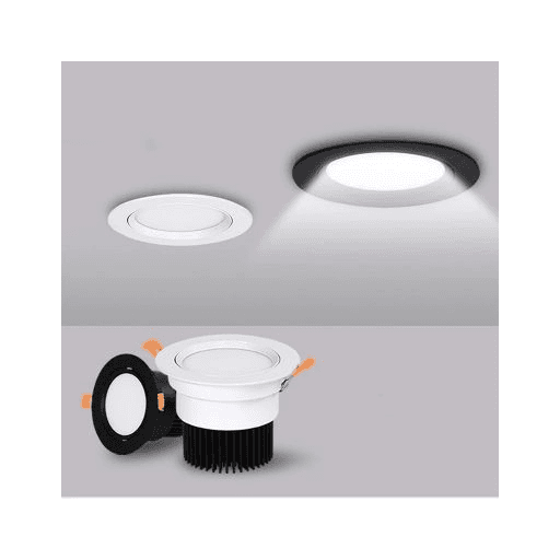 Đèn LED Downlight Âm Trần Siêu Mỏng HKD · recessed downlight · 4W–20W — góc chéo 3/4