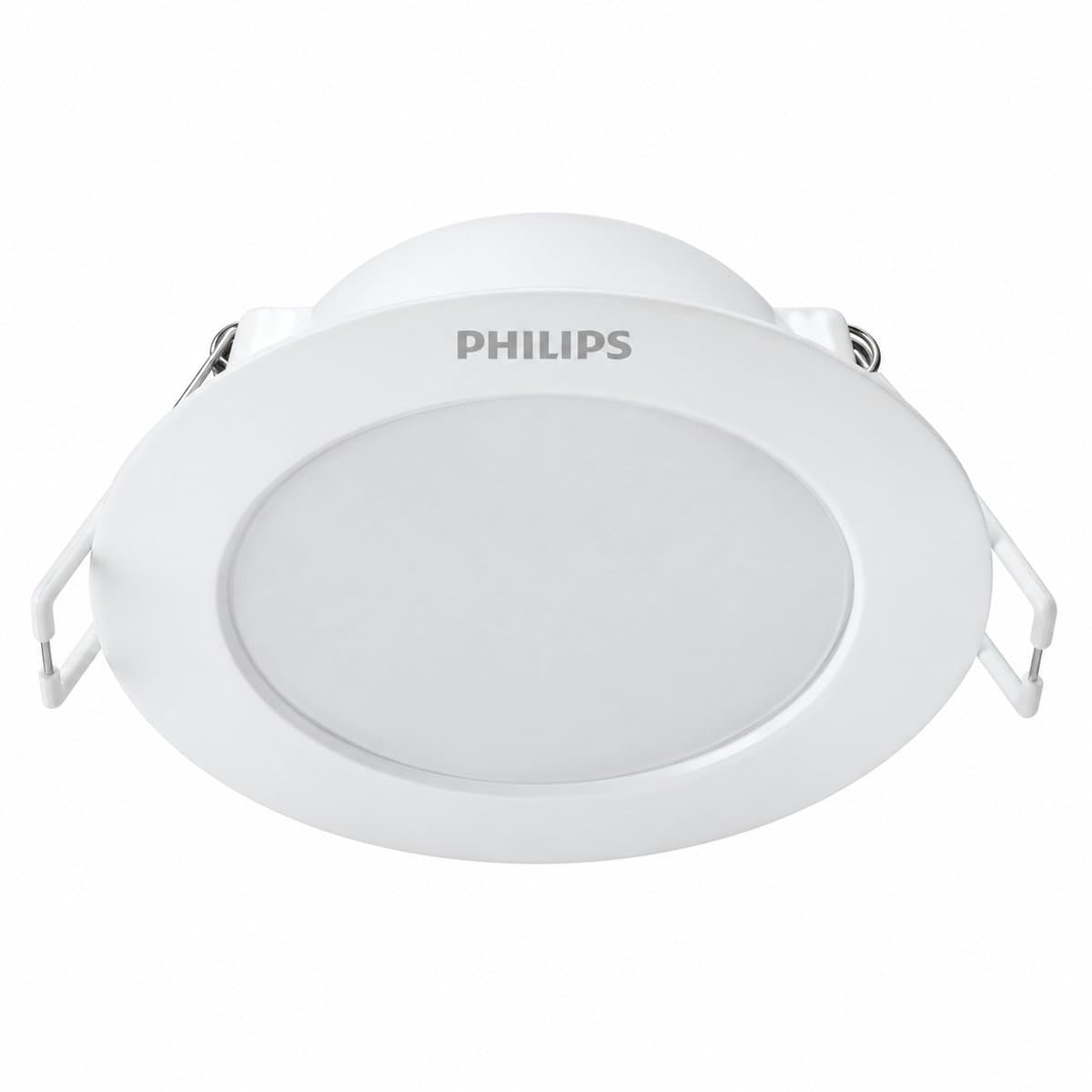 Đèn LED âm trần Eridani Philips trên nền trắng, ảnh sản phẩm chính diện