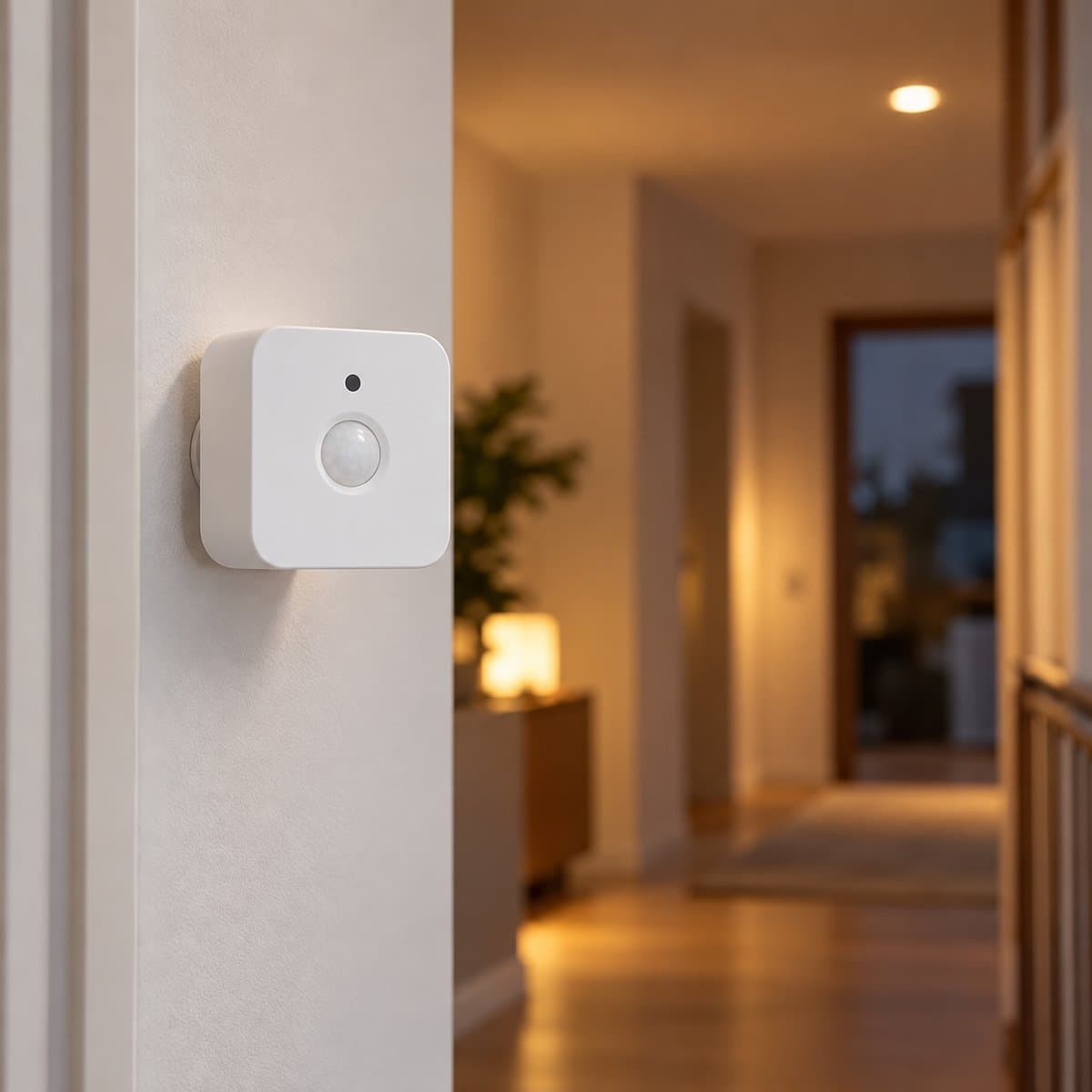 Cảm biến chuyển động Hue Motion Sensor Philips đã lắp đặt trong nhà