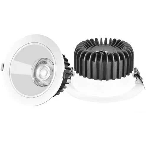 Đèn LED Spotlight Âm Trần HKD · recessed spotlight · 12W–36W · 6 mức CCT — góc chéo 3/4