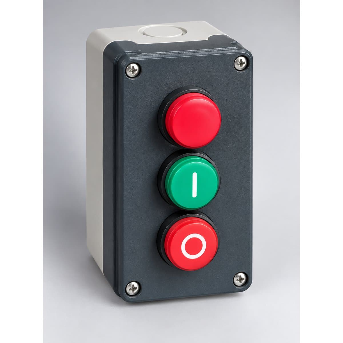 Trạm điều khiển - Harmony XAL Schneider chụp góc nghiêng 3/4, thấy rõ mặt và cạnh bên