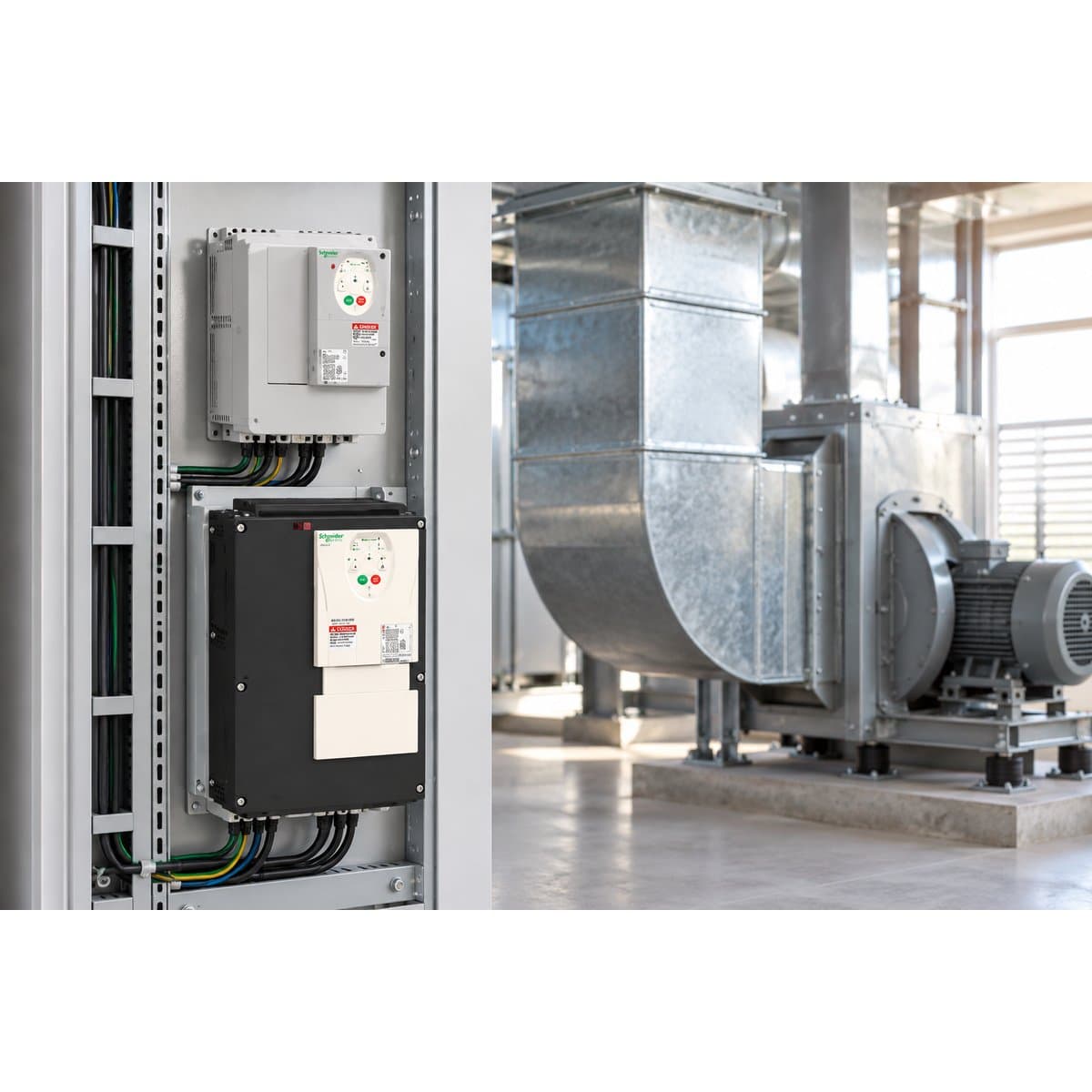 Biến tần Altivar 212 - Ứng dụng HVAC Schneider đã lắp đặt trong nhà