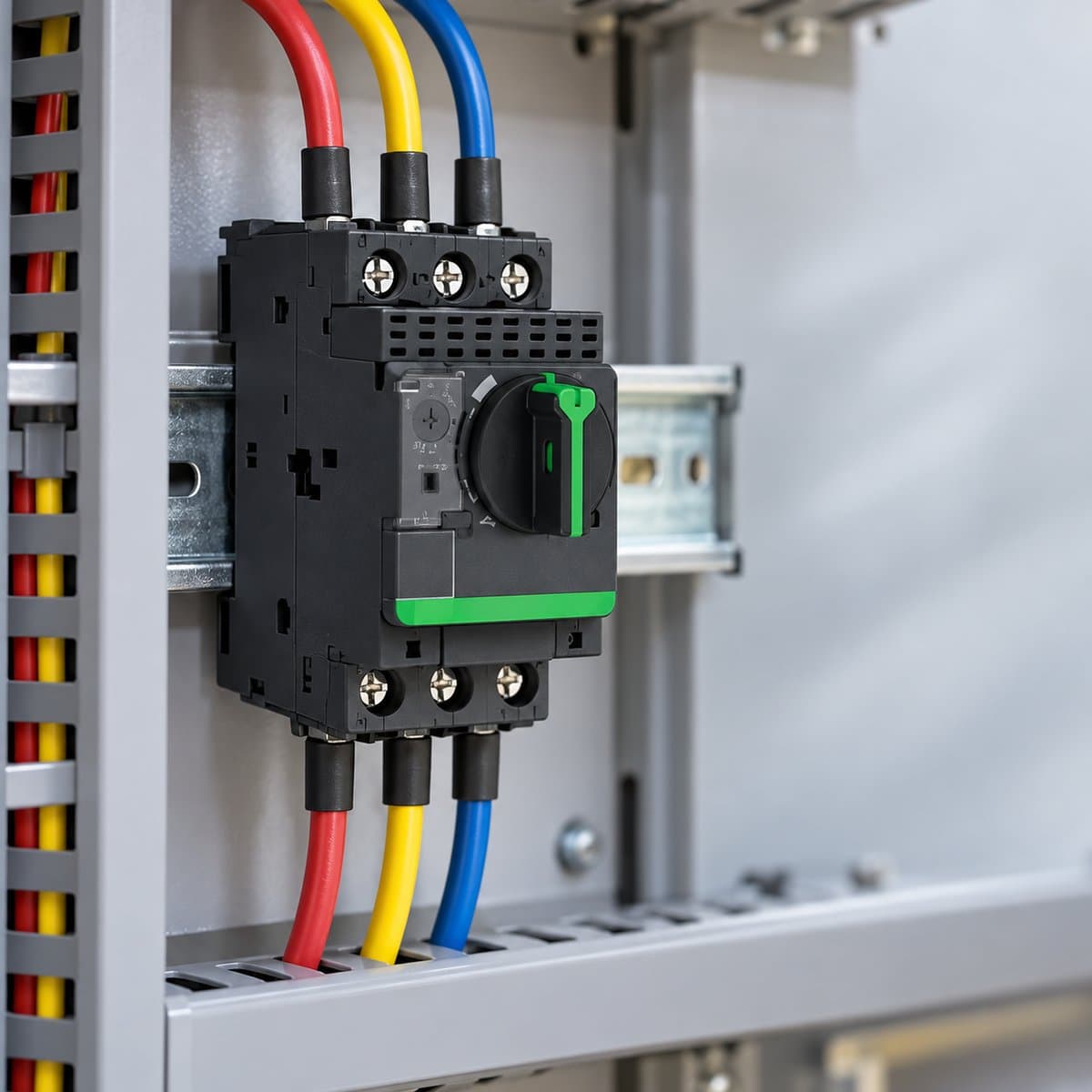 CB bảo vệ động cơ TeSys GV2 Schneider đã lắp đặt trong nhà