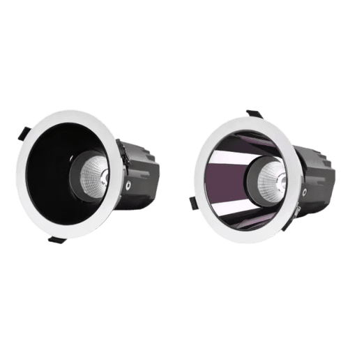 Đèn LED Spotlight Âm Trần COB HKD · recessed spotlight · 8W–120W · 6 mức CCT — góc chéo 3/4