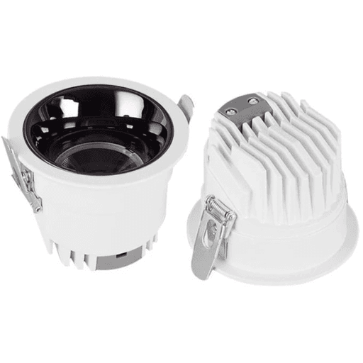 Đèn LED Spotlight Âm Trần HKD · recessed spotlight · 6W–30W · 6 mức CCT — góc chéo 3/4