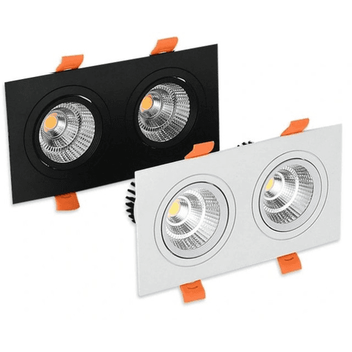 Đèn LED Spotlight Âm Trần HKD · recessed spotlight · 8W–20W · 6 mức CCT — góc chéo 3/4