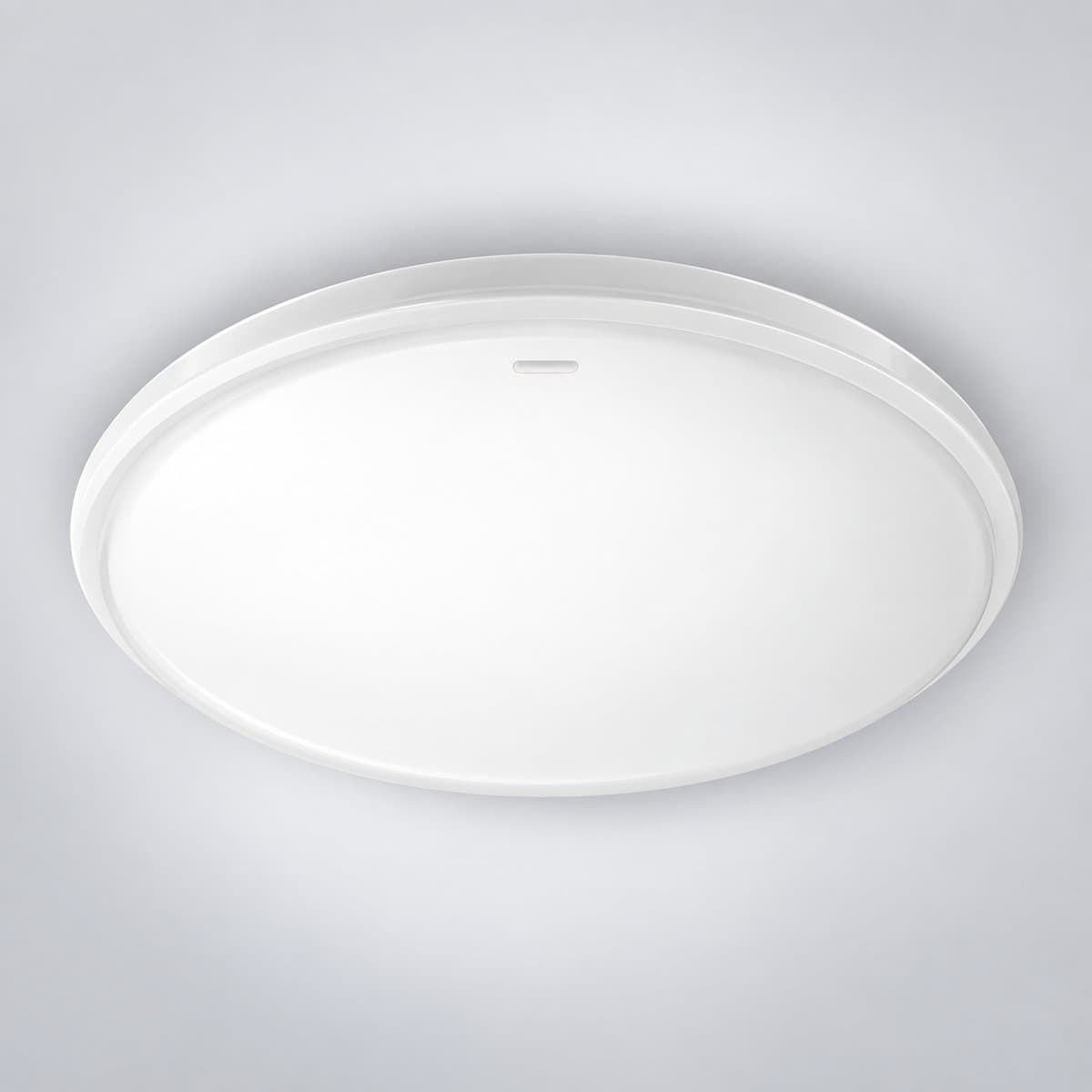 Đèn LED ốp trần CL254 Philips chụp góc nghiêng 3/4, thấy rõ thân và cạnh bên