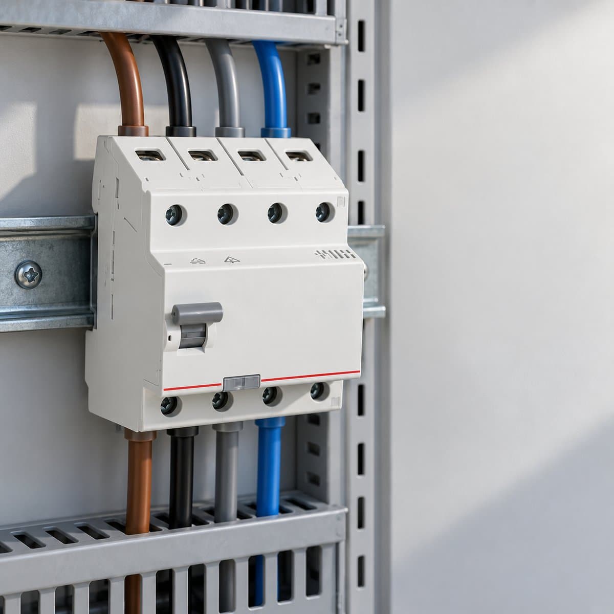 Cầu dao tự động, phích cắm và ổ cắm công nghiệp P17 Tempra Pro Legrand đã lắp đặt trong nhà