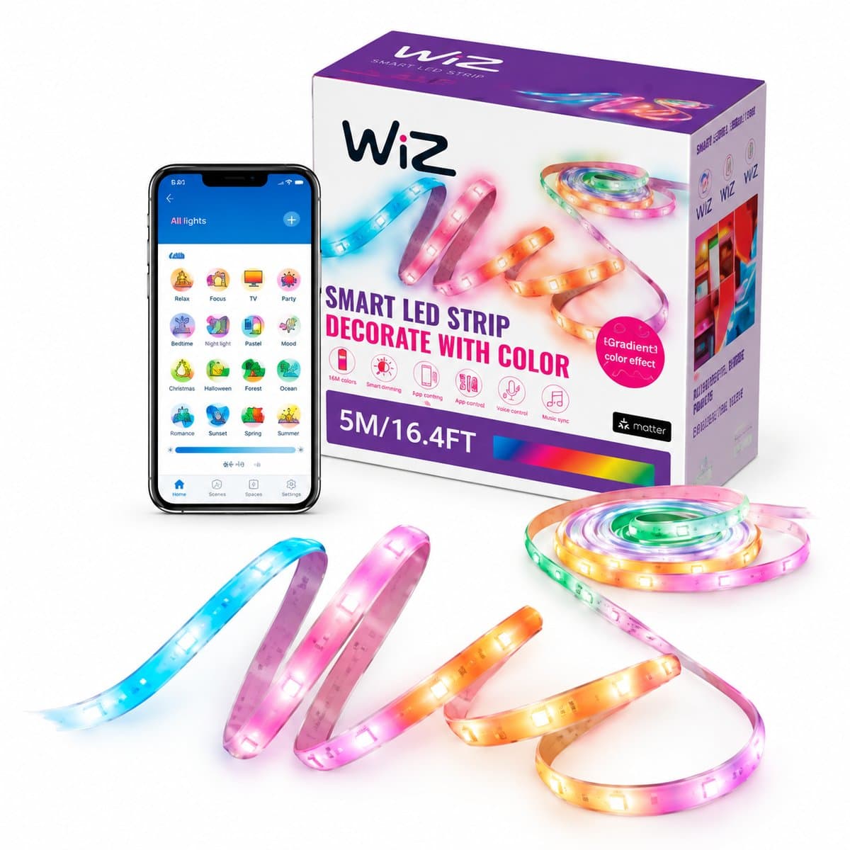Dây LED thông minh WiZ RGBIC Type-C
