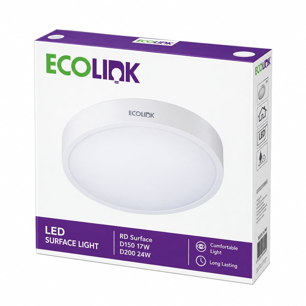 Đèn LED ốp nổi tròn EcoLink