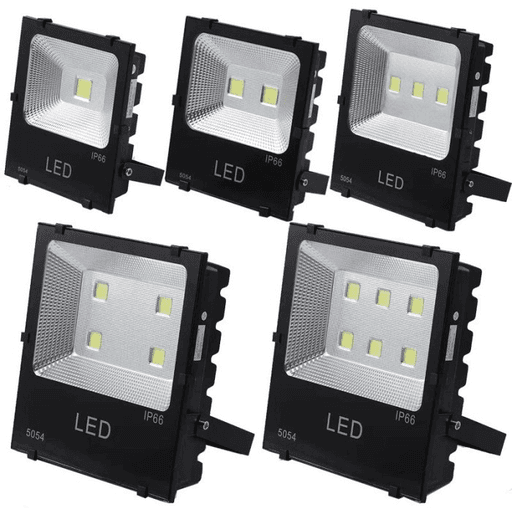 Đèn LED Pha 30W 3000lm IP66 · floodlight · 50W–30W · 3 mức CCT — góc chéo 3/4