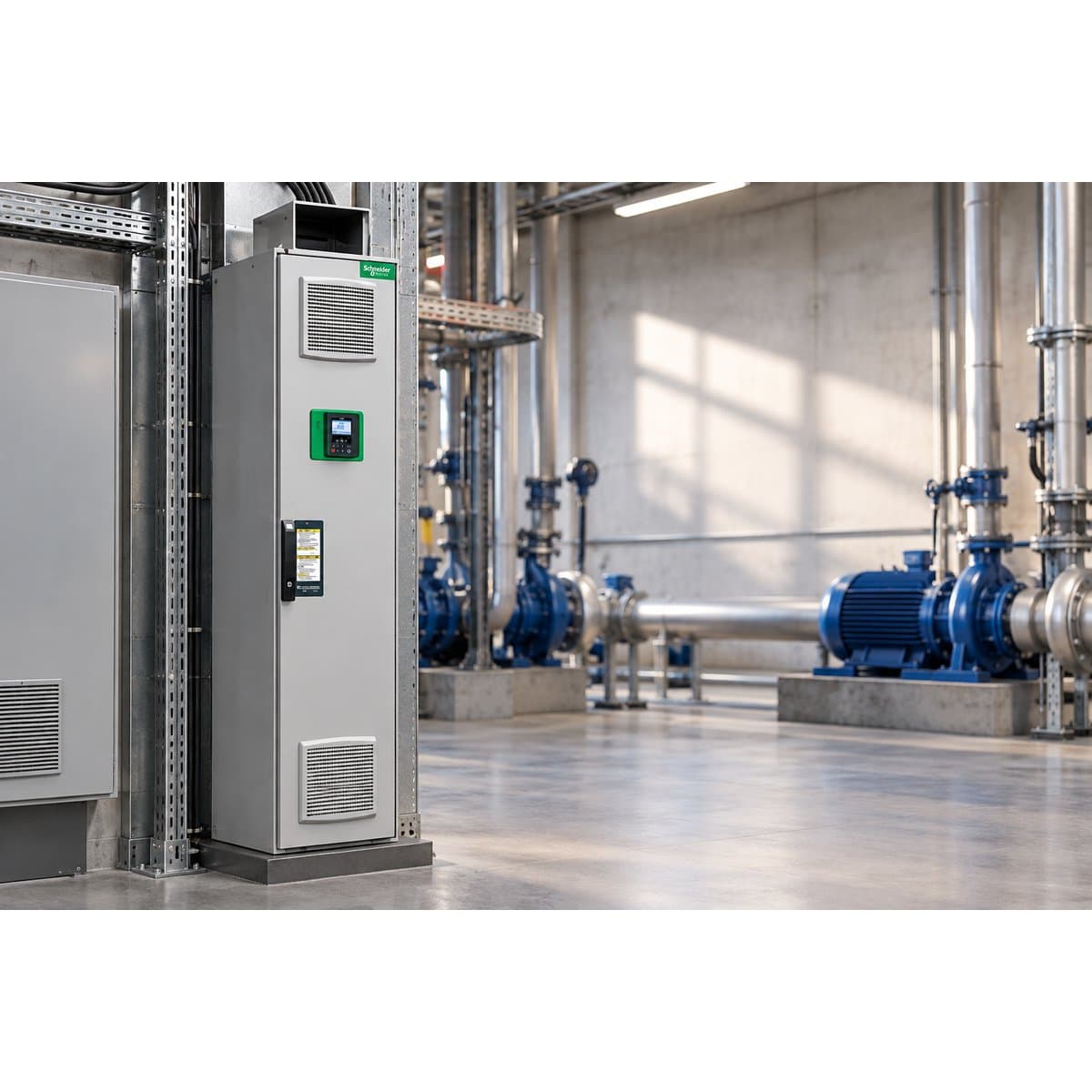Biến tần Altivar Process ATV900 Schneider đã lắp đặt trong nhà