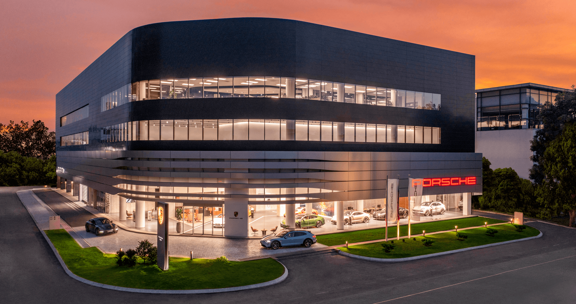 Showroom Porsche 