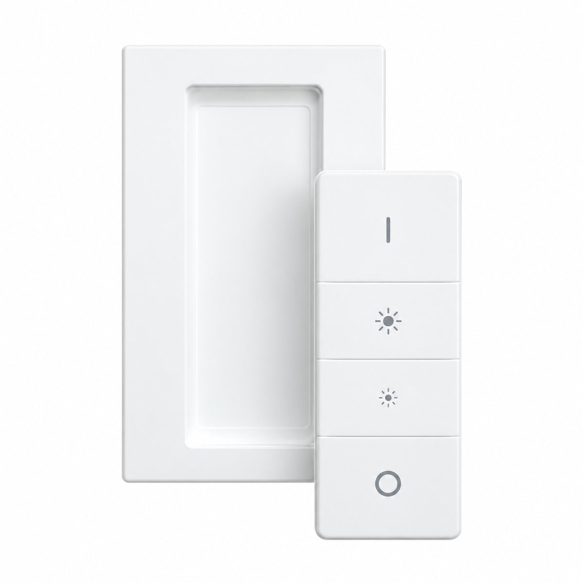 Công tắc điều chỉnh Hue Dimmer Switch Philips trên nền trắng, ảnh sản phẩm chính diện