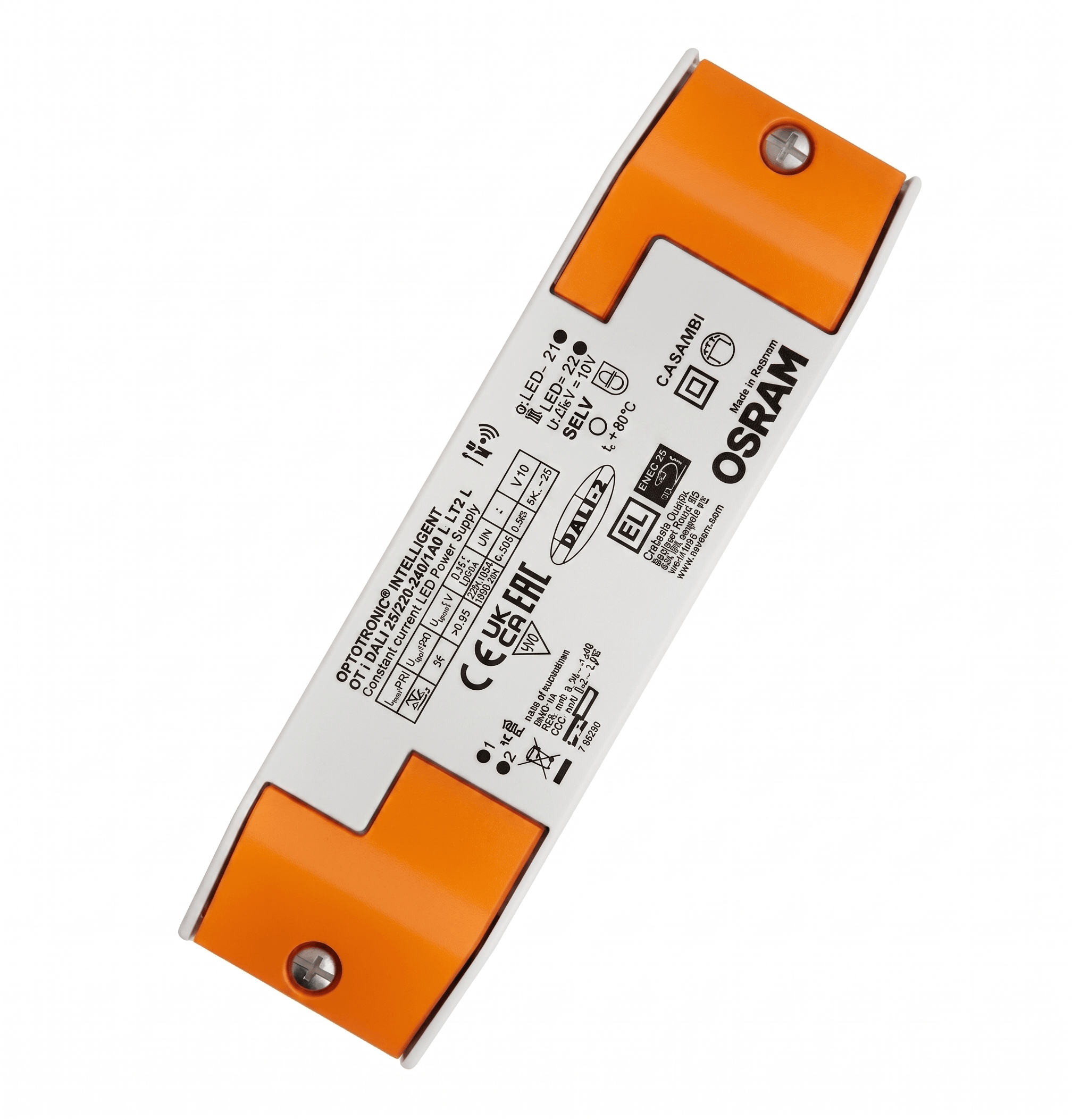 Driver LED dòng điện không đổi tích hợp Casambi — Có điều chỉnh độ sáng Osram/Inventronics · driver · 18W–38W — ảnh chính tr