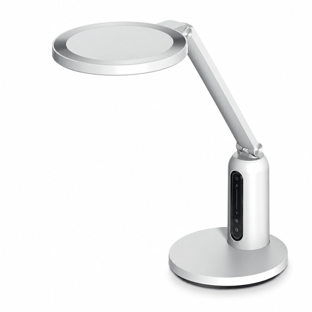 Đèn bàn LED Einstein Eco DSK605 Philips trên nền trắng, ảnh sản phẩm chính diện