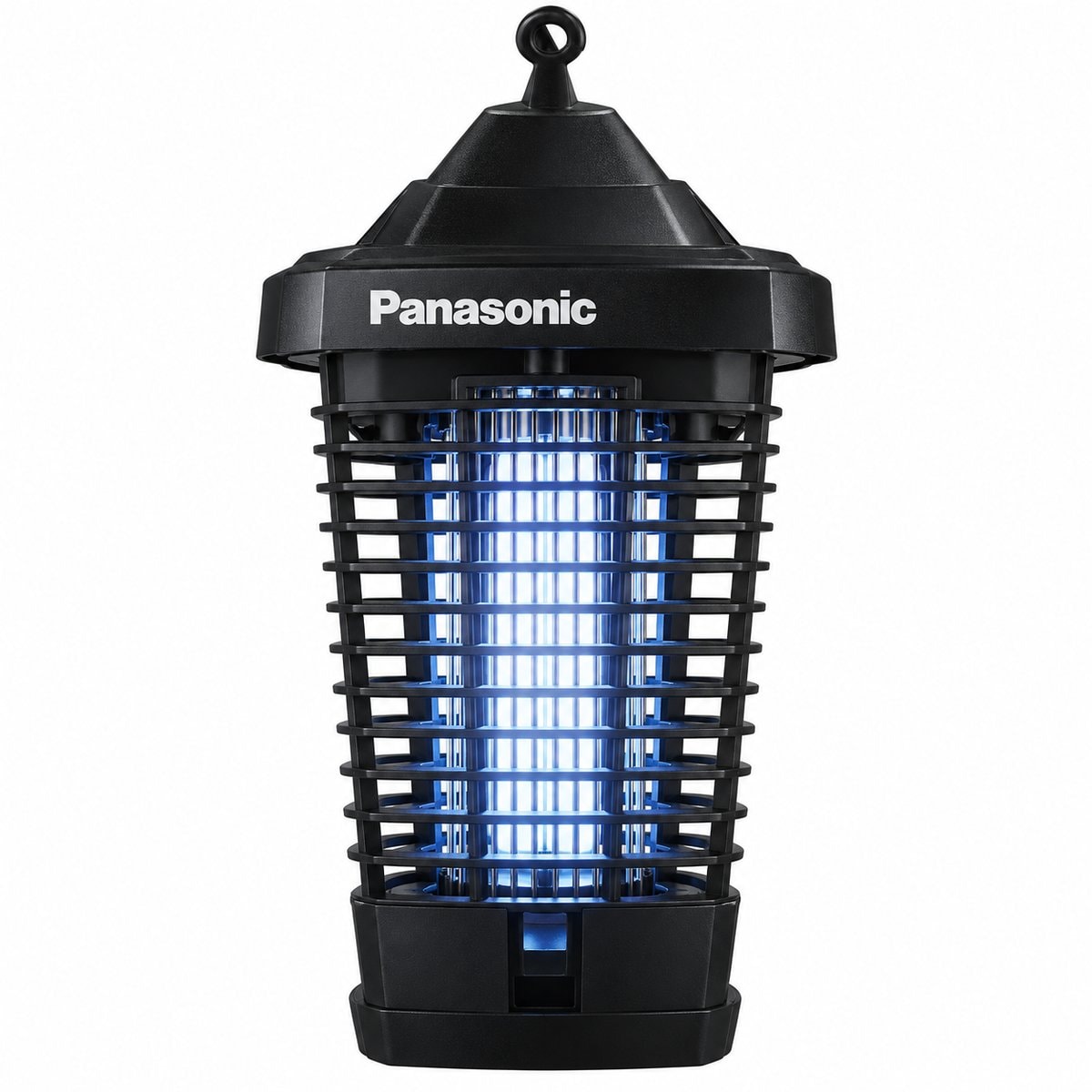 Đèn đội đầu, đèn bắt muỗi, vợt muỗi Panasonic trên nền trắng, ảnh sản phẩm chính diện