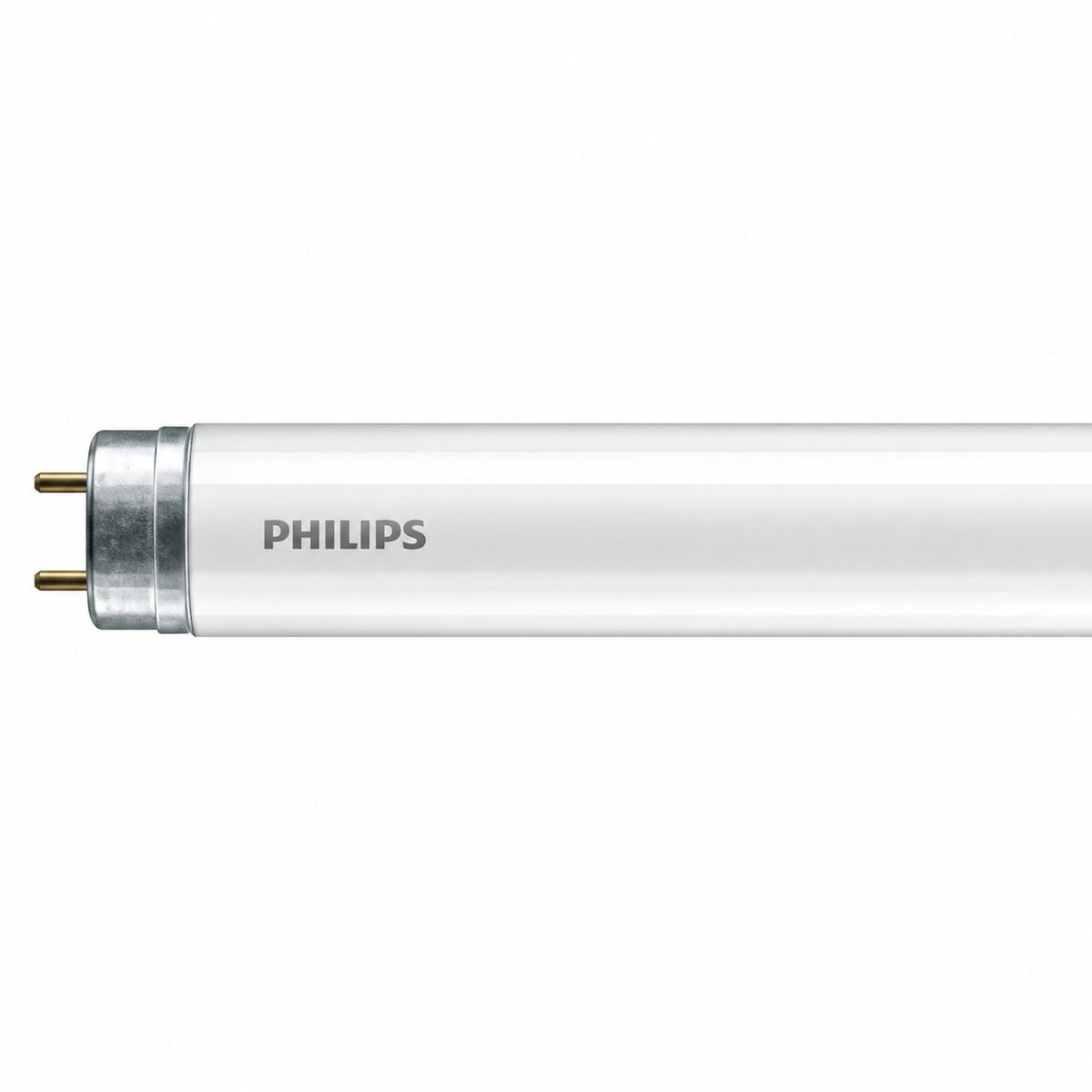 Bóng LED Tuýp Ecofit HO T8 Philips trên nền trắng, ảnh sản phẩm chính diện