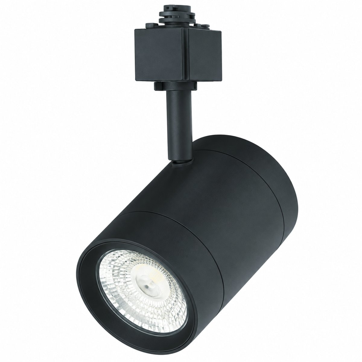 Đèn track light T2 Eira và phụ kiện Panasonic trên nền trắng, ảnh sản phẩm chính diện