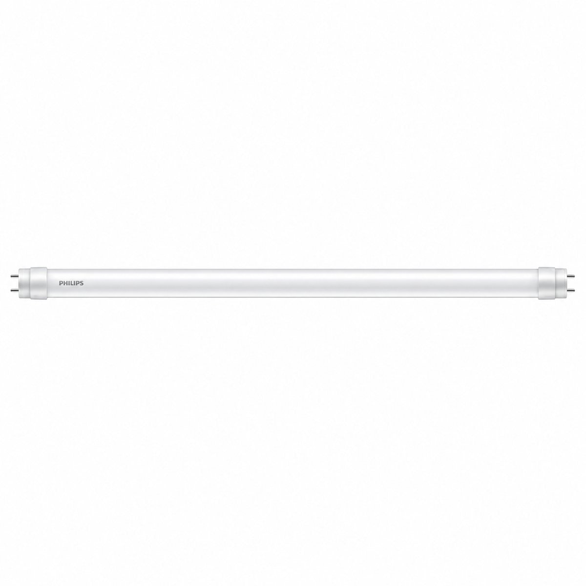 Bóng LED Tuýp DE T8 hai đầu Philips trên nền trắng, ảnh sản phẩm chính diện