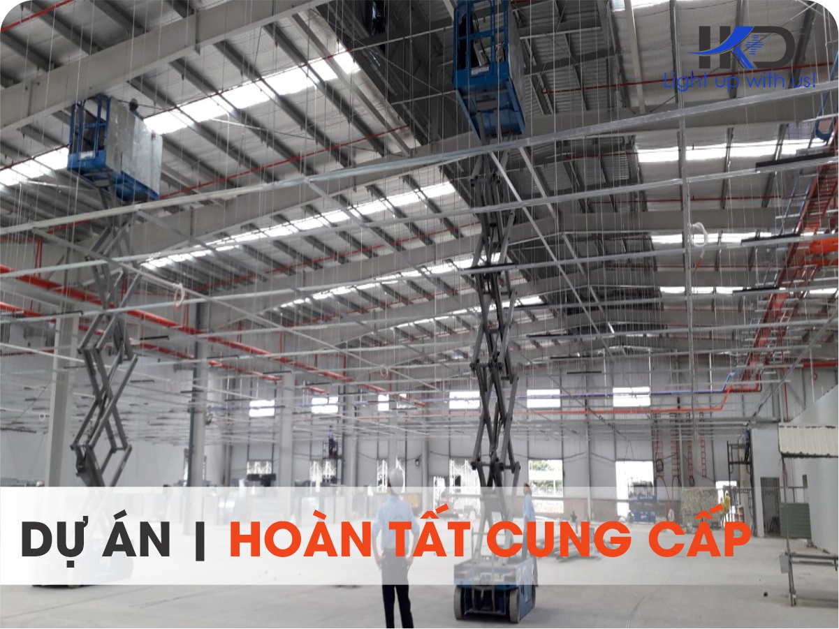 HKĐ Lighting phối hợp cùng nhà thầu Unicons hoàn tất cung cấp thiết bị chiếu sáng OSRAM cho dự án nhà máy TCL