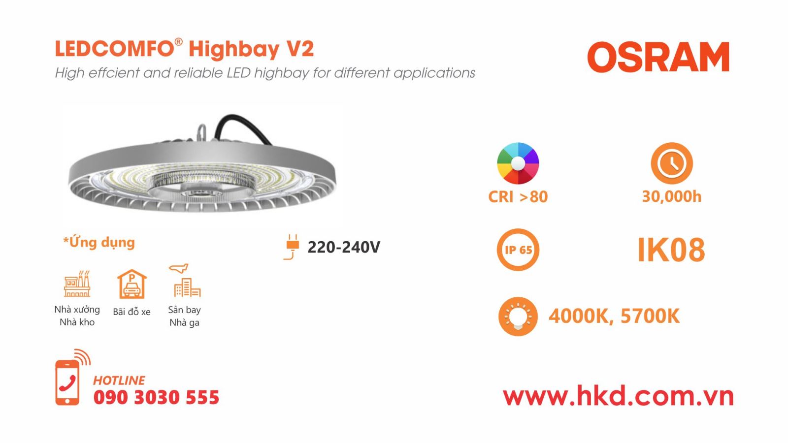 Đèn LED Highbay V2 OSRAM